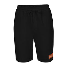 Load image into Gallery viewer, DREAM Orange &amp; White fleece shorts
