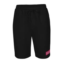 Load image into Gallery viewer, DREAM Pink &amp; White fleece shorts
