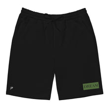 Load image into Gallery viewer, DREAM Green &amp; Black fleece shorts
