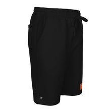 Load image into Gallery viewer, DREAM Orange &amp; White fleece shorts
