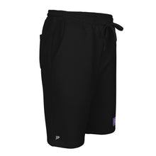 Load image into Gallery viewer, DREAM Purple &amp; White fleece shorts
