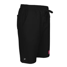 Load image into Gallery viewer, DREAM Pink &amp; White fleece shorts
