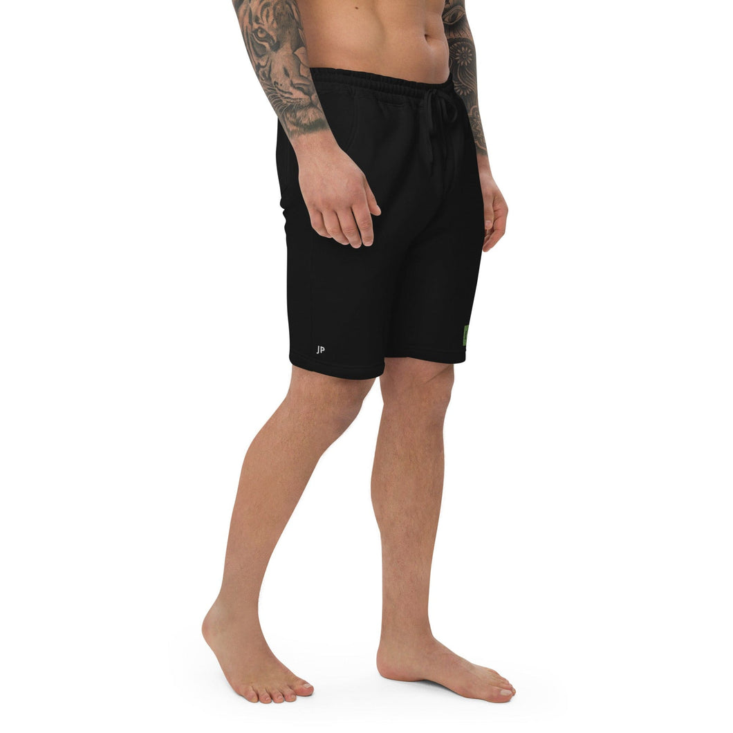 DREAM Green & Black fleece shorts