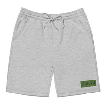 Load image into Gallery viewer, DREAM Green &amp; Black fleece shorts
