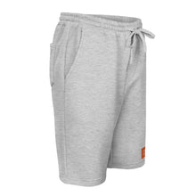 Load image into Gallery viewer, DREAM Orange &amp; White fleece shorts
