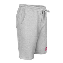 Load image into Gallery viewer, DREAM Pink &amp; White fleece shorts
