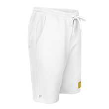 Load image into Gallery viewer, DREAM Gold &amp; White fleece shorts
