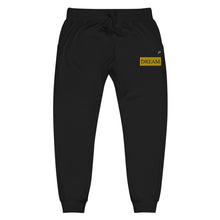 Load image into Gallery viewer, Dream Gold &amp; Black Unisex fleece sweatpants
