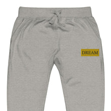 Load image into Gallery viewer, Dream Gold &amp; Black Unisex fleece sweatpants
