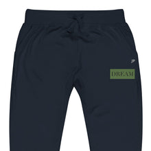 Load image into Gallery viewer, DREAM Green &amp; Black Unisex fleece sweatpants
