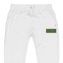 Load image into Gallery viewer, DREAM Green &amp; Black Unisex fleece sweatpants
