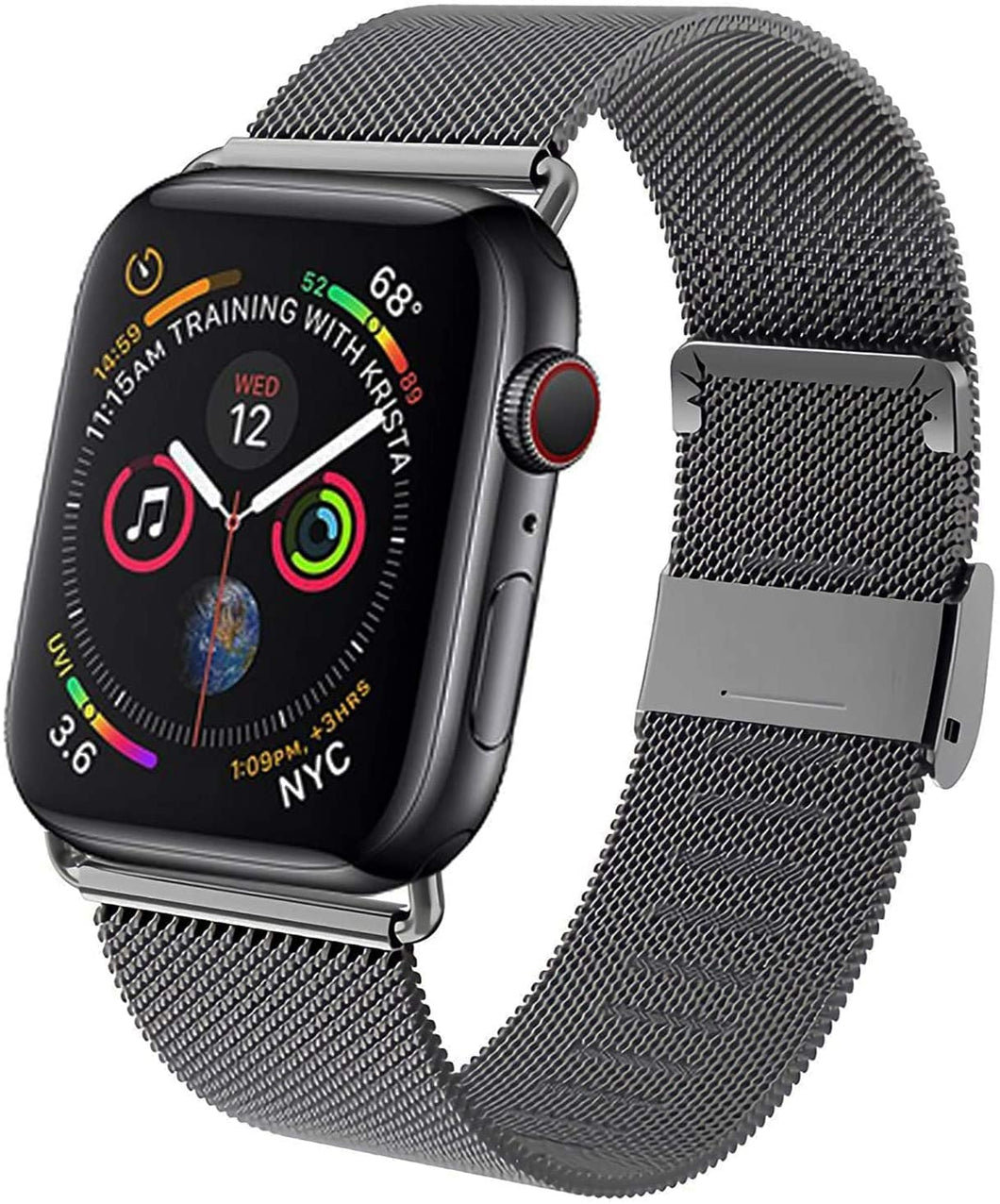 Grey Milano Loop Apple Watch Band