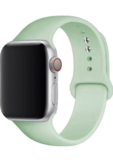 Mint Green Silicon Apple Watch Band